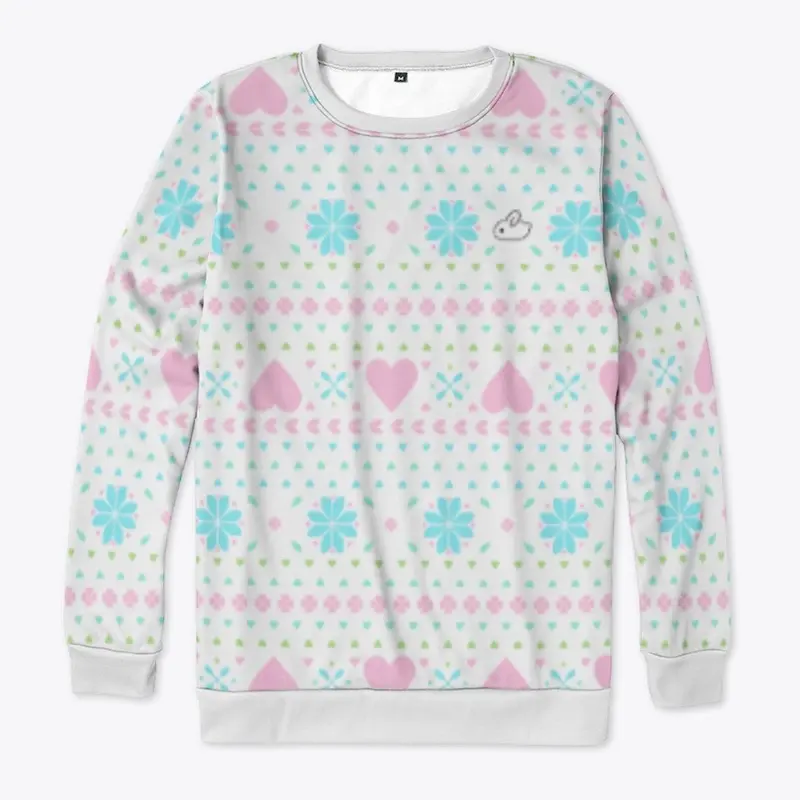 White Sweatshirt | Candy Winter