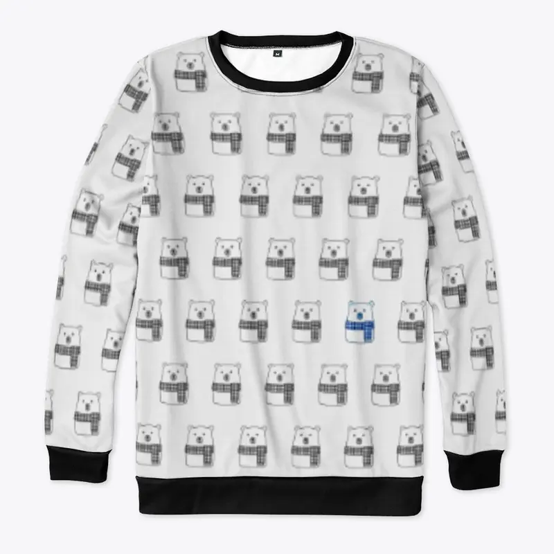 Blue Bear Sweatshirt | Snow Buddies